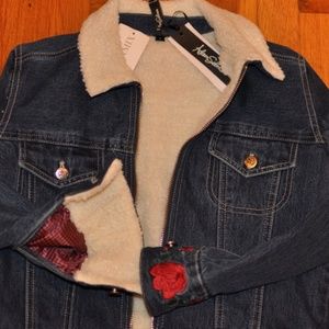 adam selman denim jacket